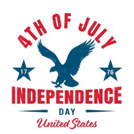 4th July Eagle vector image 4th July Eagle vector image