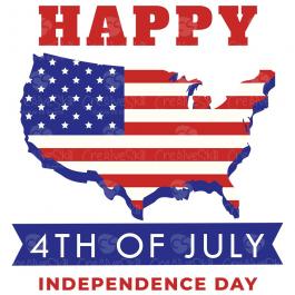 Vector Art Design Happy Independence Day 4th of July
