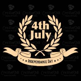 Embroidery Design 4th of july Independence Day-Cre8iveskill