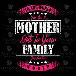 Mothers day Vector Art Design-Cre8iveskill
