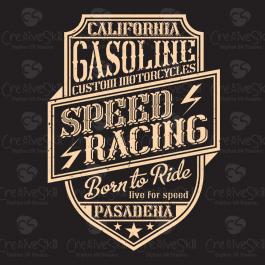 Speed Racing Vector Art Design - cre8iveskill