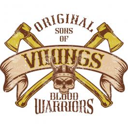 Vikings Skull With Axe Vector Art Design | Cre8iveSkill