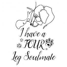 Soulmate Dog Vector Art Design | Cre8iveSkill