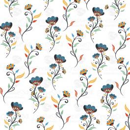 Vector Art: Seamless Flower Pattern