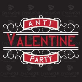 Vector Art Anti Valentine Party