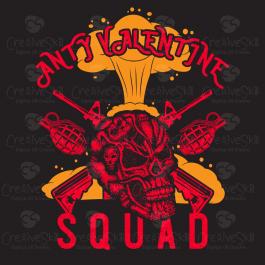 Anti Valentine Day Squad Vector Art