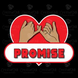 Buy Happy Promise Day Vector Graphic Design | Cre8iveSkill