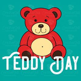 Quality Vector Art Design Teddy Day For This Valentine Day - Cre8iveskill