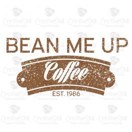 Bean Me Up Coffee Vector art & graphics  Cre8iveSkill