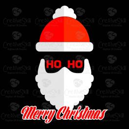 Santa Claus vector HO HO - Cre8iveskill