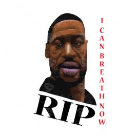 RIP Floyd I Can Breathe Now Vector Art Design - Cre8iveskill