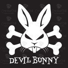 Devil Bunny | vector cartoon art Service| Cre8iveSkill