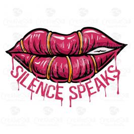 Silence Speaks | Vector Illustration | Cre8iveSkill