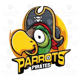 Parrots Pirates | Cartoon Vector Graphics | Cre8iveSkill
