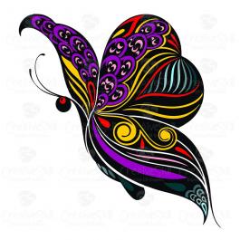 Download Neon Butterfly Vector Art Design | Cre8iveSkill