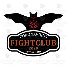 CoronaVirus-FightClub-01 Vector Graphic Design | Cre8iveSkill