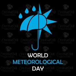 Meteorology Day Vector Graphic Design | Cre8iveSkill
