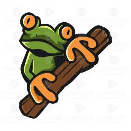 Alert Frog Vector Art Design - Cre8iveSkill