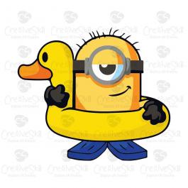Cartoon Ducklings Minions Vector Art Design  Cre8iveSkill