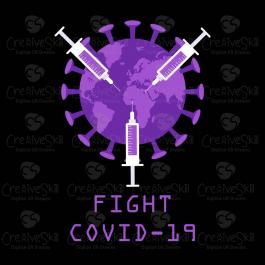 Fight COVID-19  Vector Art graphics  Cre8iveskill