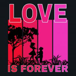 Love Is Forever Valentine Silhouette Vector-Cre8iveskill (1)