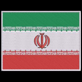 Iran Flag Embroidery Design | Country Flag | Cre8iveSkill