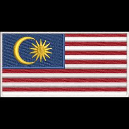 Malaysia Flag Embroidery Design - Cre8iveskill