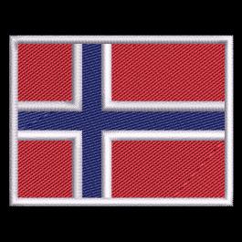 Norway Flag Embroidery Design | Norwegian | Cre8iveSkill