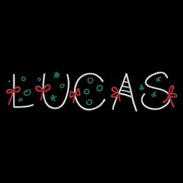 Lucas Christmas Ribbon