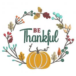 Thankful Festivities Embroidery Design-Cre8iveSkill