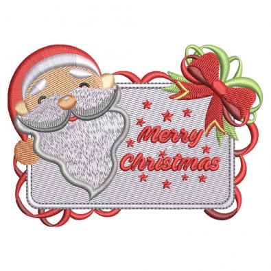 Digitized Santa with Board