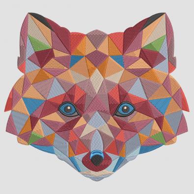 Fox Embroidery Design