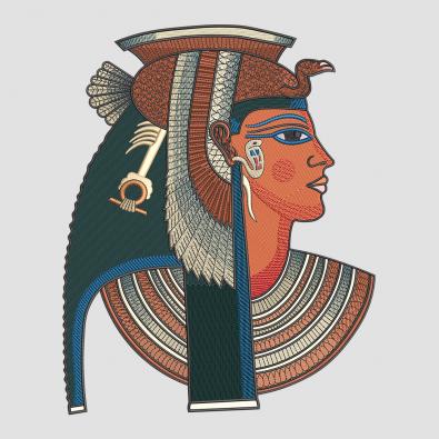 Embroidery Design: Ancient Egyptian Queen