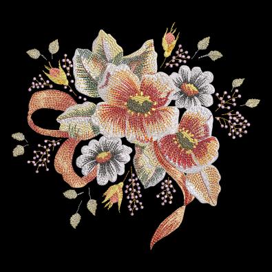 Cre8iveSkill;s Embroidery Design Denise Flower