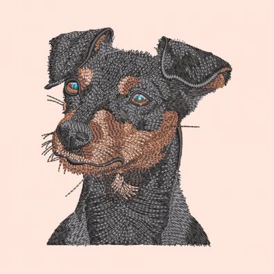 Dog Embroidery Design