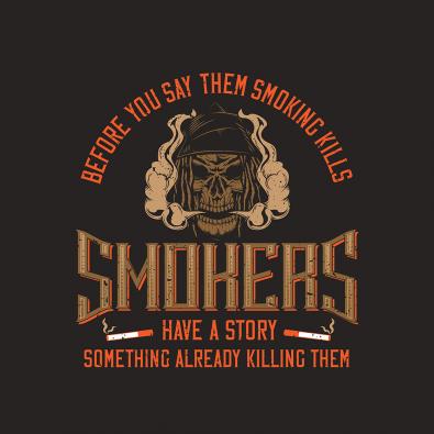 Smoking Kills Vector Design