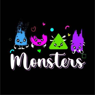 Monsters Vector Design