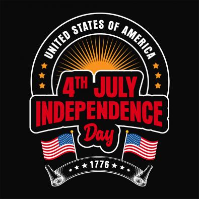 Cre8iveSkill's Vector Design 4th July The Independence Day