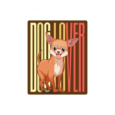 Dog Lovers Vector Graphic Design By Cre8iveSkill