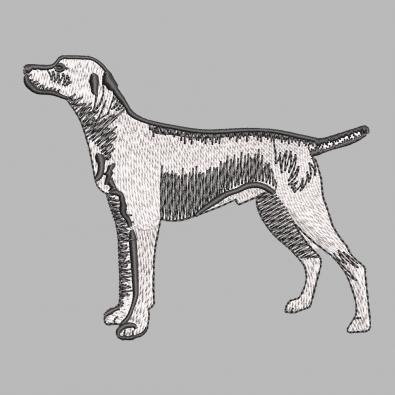 Street Dog Embroidery Design