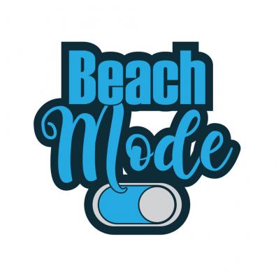 Beach Mode On Vector Art Design - Cre8iveSkill