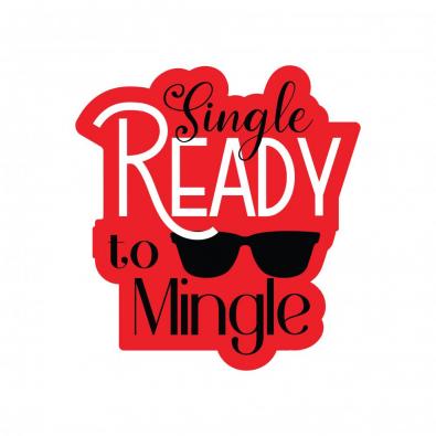 Single Ready To Mingle Vector Typography Design - Cre8iveSkill