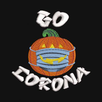 Go Corona Halloween Pumpkin With Mask