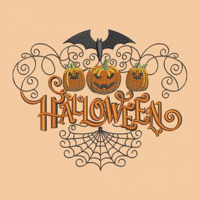 Halloween Pumpkin Faces Embroidery Design | Cre8iveSkill