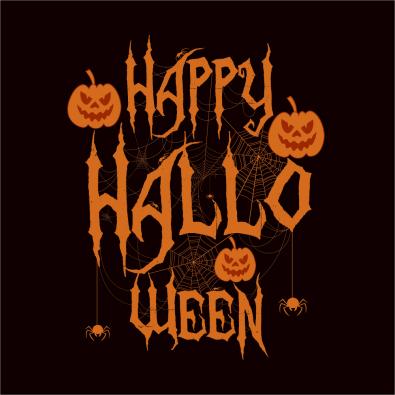 Pumpkin Happy Halloween Vector Graphic Design - Cre8iveSkill