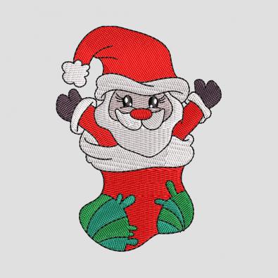 Santa Claus Digitized Embroidery Design-Cre8iveSkill