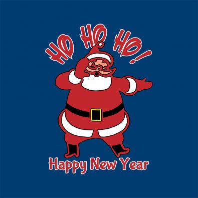 Ho Ho Ho Happy New Year Vector Graphic Design - Cre8iveSkill