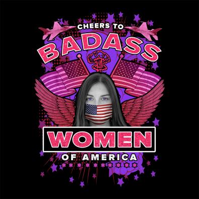 Women Of America Vector Art Design - Cre8iveSkill