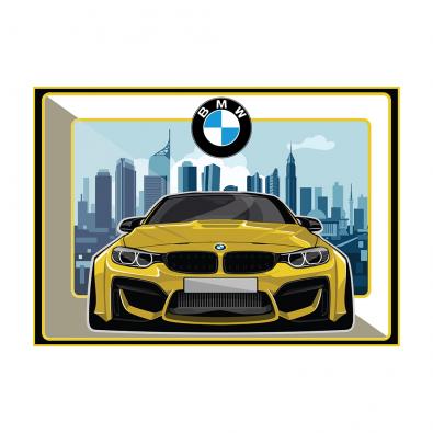 BMW Car Vector Art Design | Cre8iveSkill