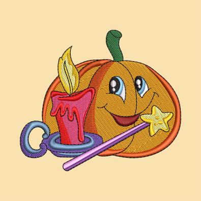Smiley Pumpkin Machine Embroidery Design | Cre8iveSkill